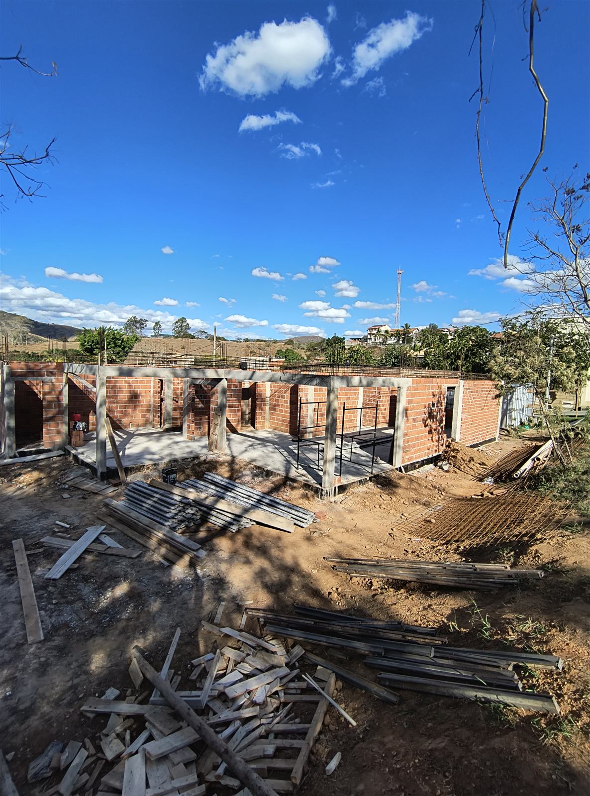 Obra em andamento — Casa Madrid